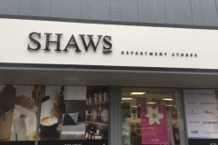 shaws bullt up letter signage-w800