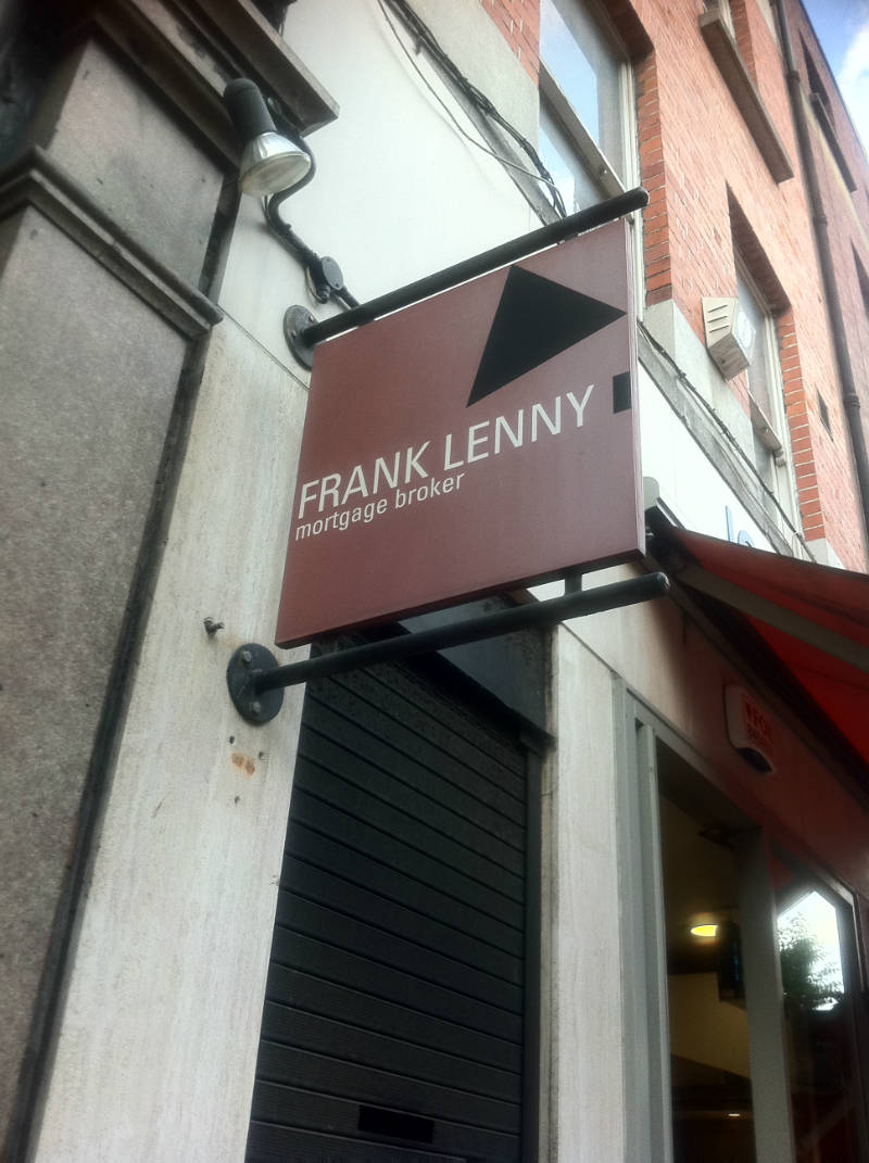 Frank Lenny projecting signage-w800