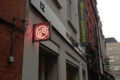 honest to goodness projecting neon signage-w800